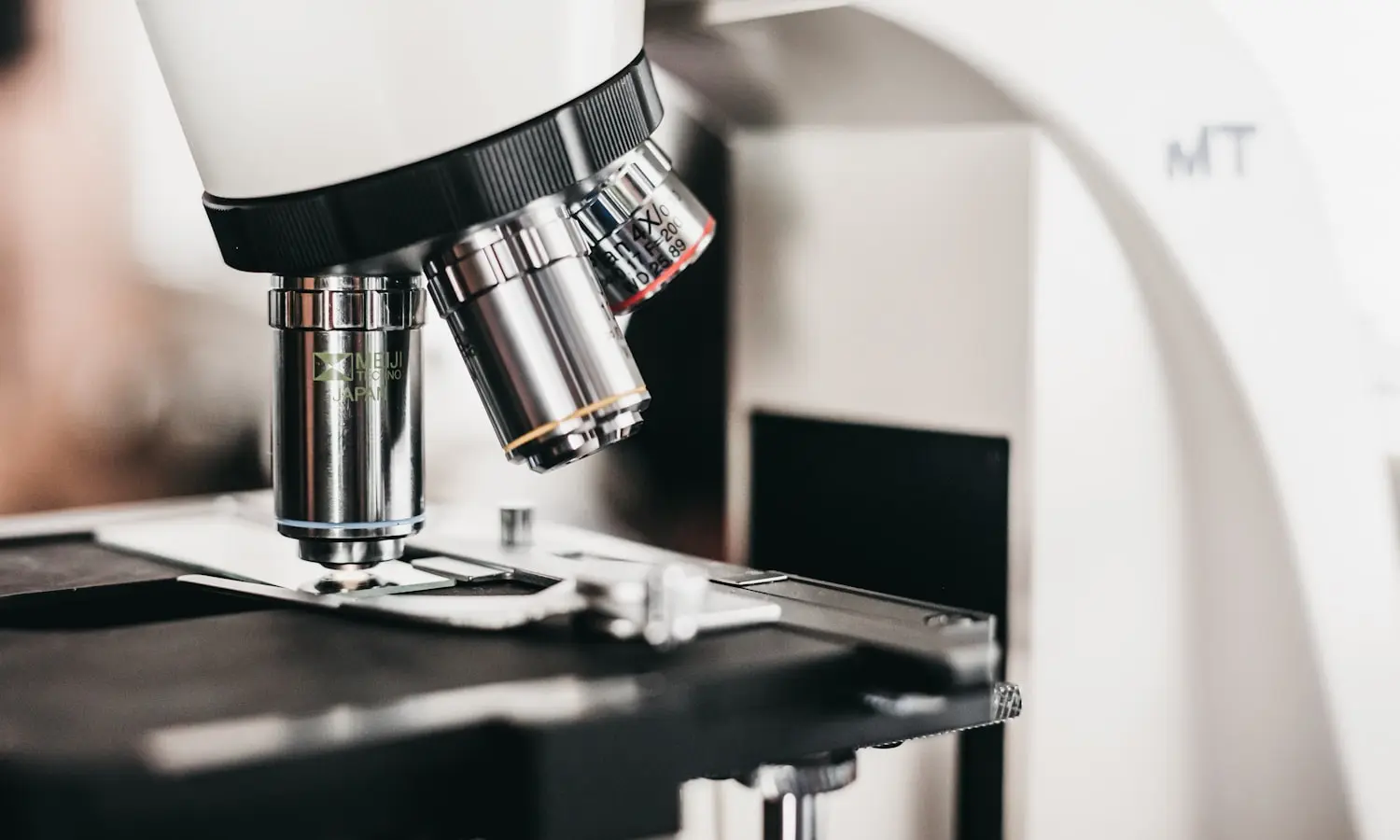 A microscope on a bench, the research economy this city runs on