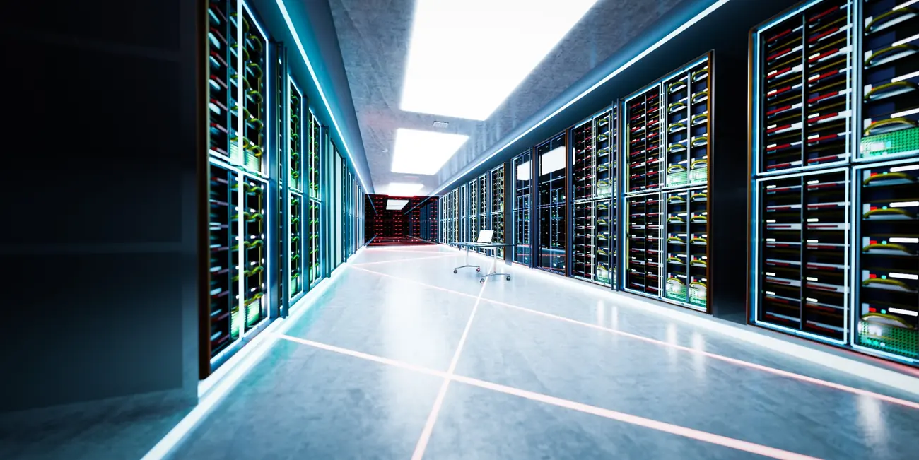 Sala de servidores y data center
